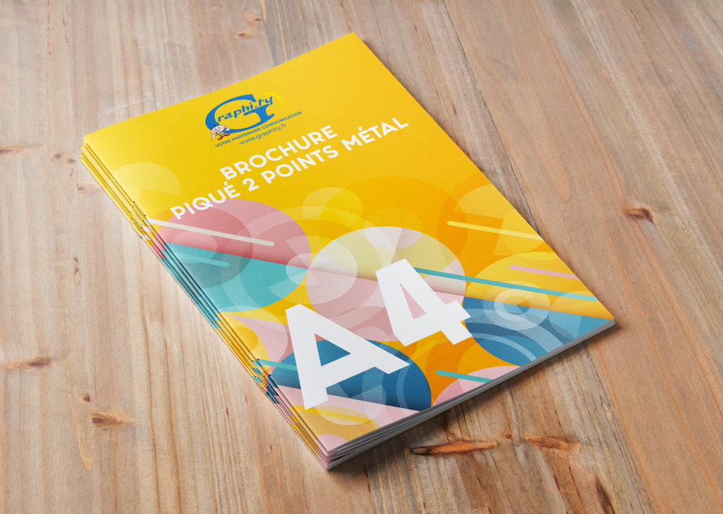 brochure dos carré agrafé