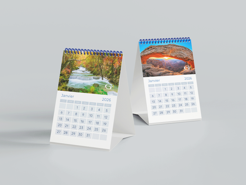 Calendrier chevalet