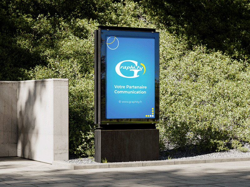 Bâche panneau publicitaire